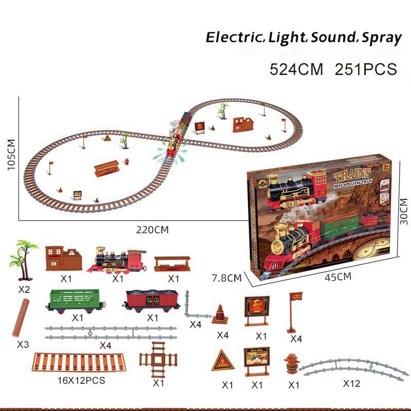 steam train 251pcs