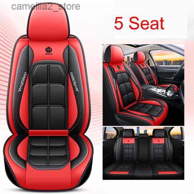 Black Red 5 Seat