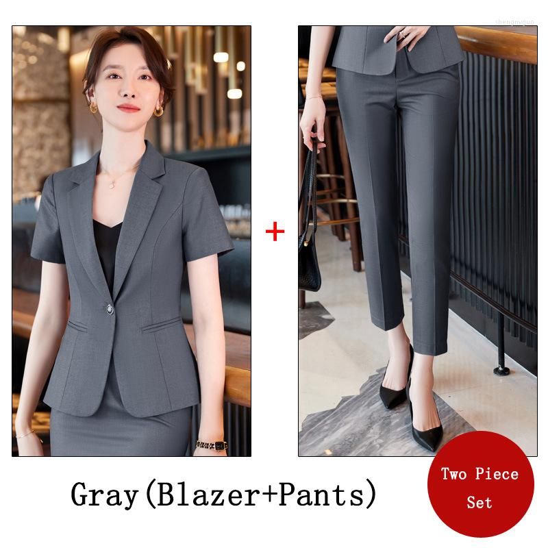 Costumes de pantalon gris