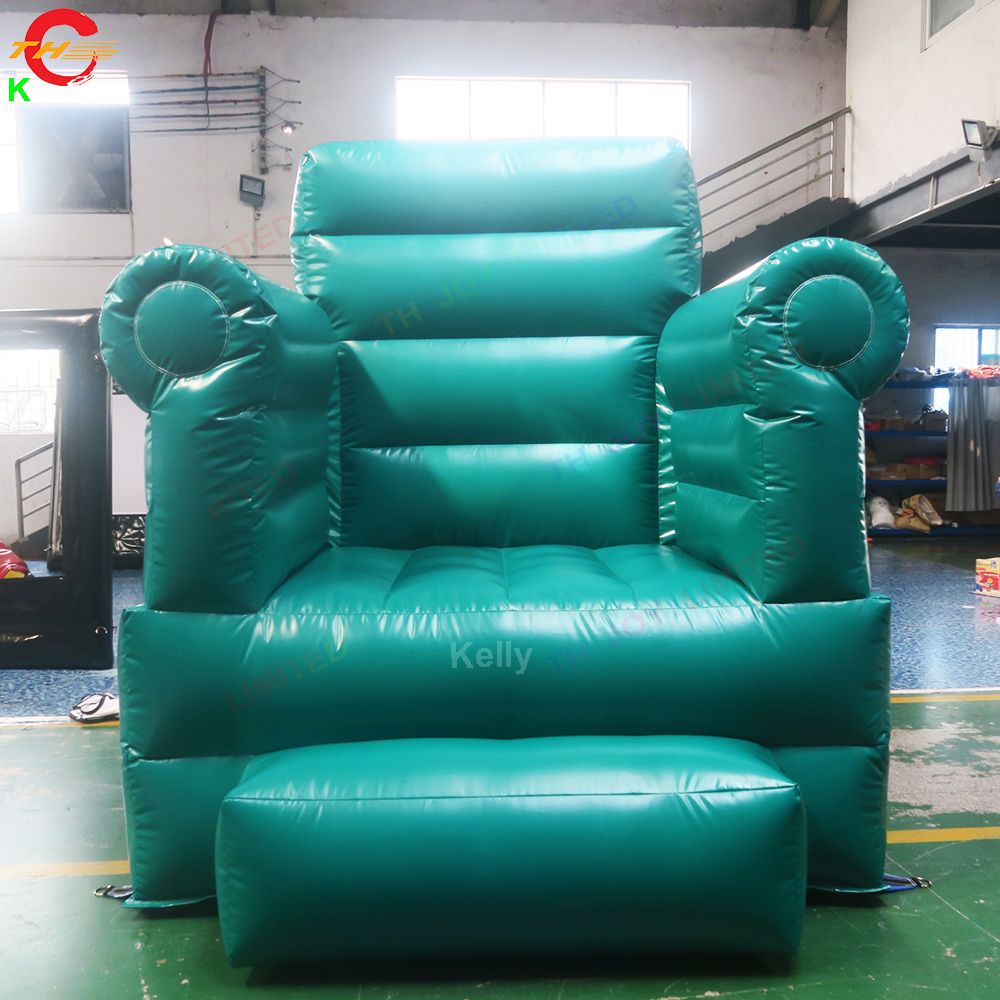 Outdoor Activities Custom Made Giant Inflatable Throne Chair Princess