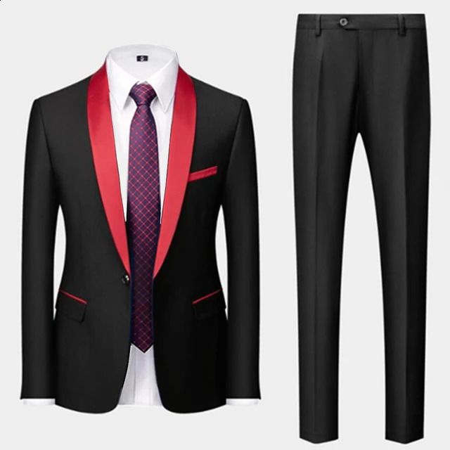 2 pc's Set Black Red