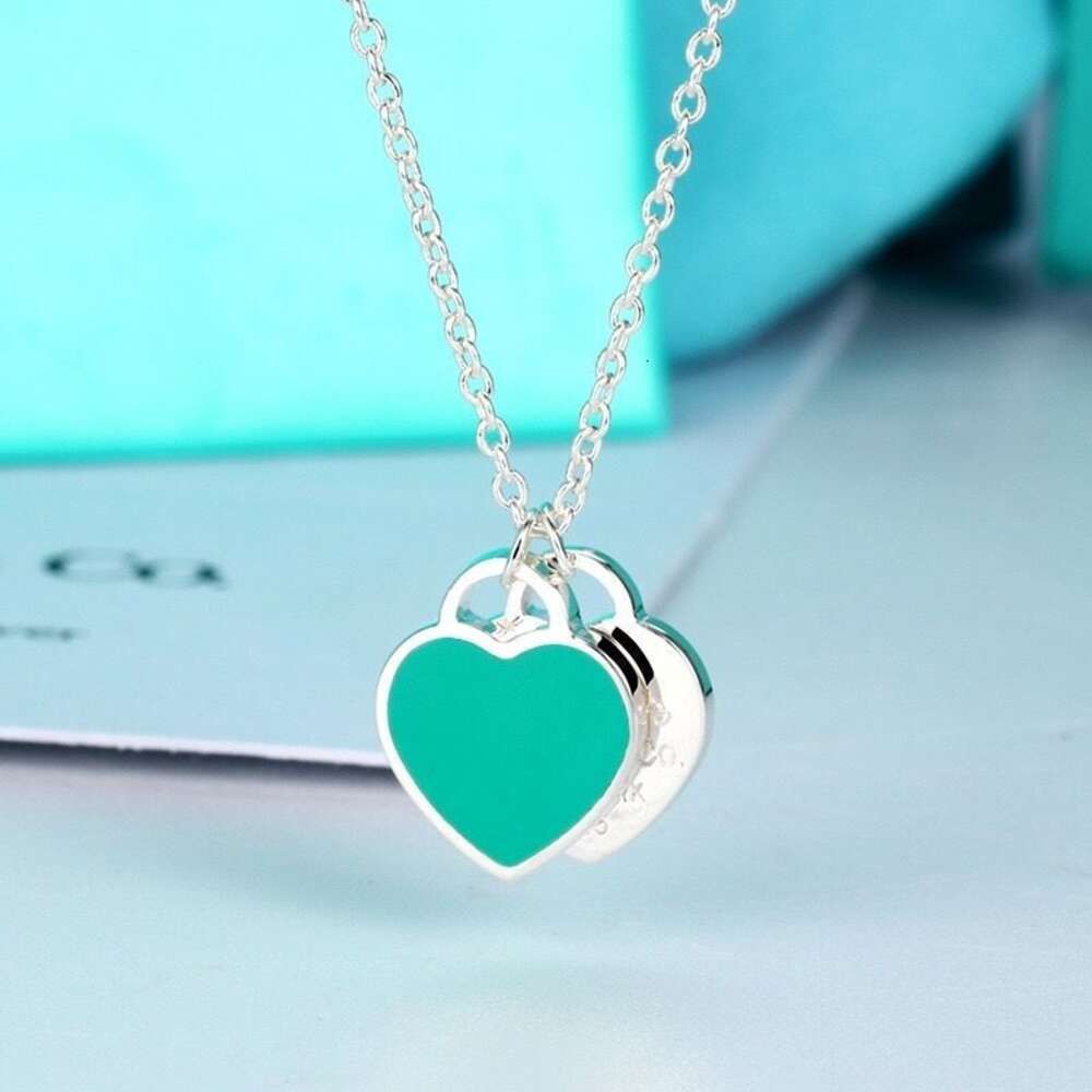 Blue Heart Necklace Image Color-Oordina