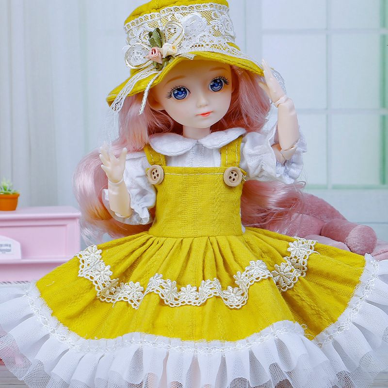 Rosa azul A-Doll e roupas