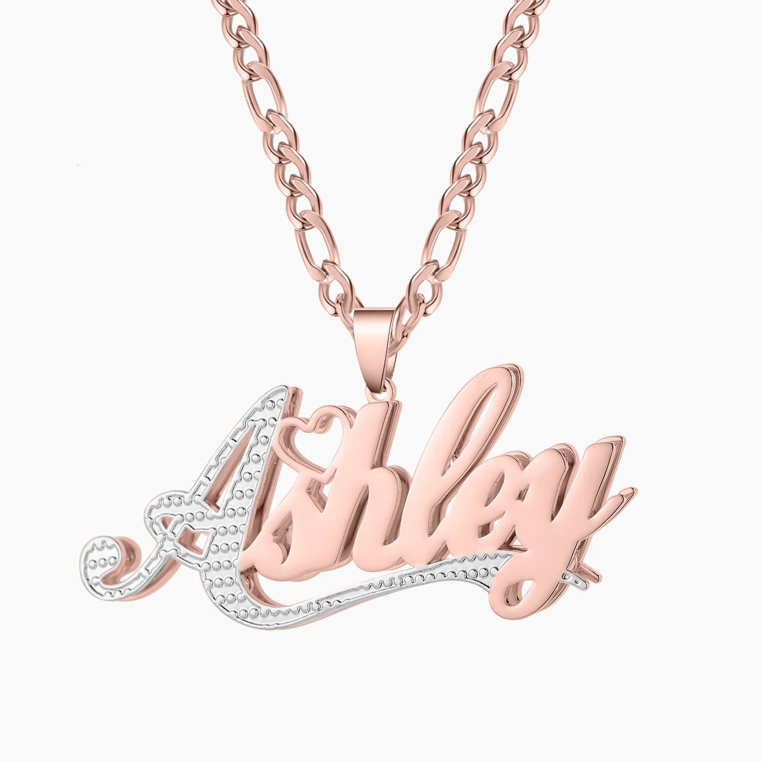 Rose Gold-Figaro Chain 20inch