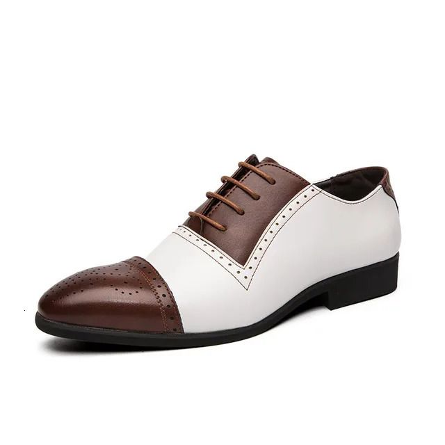 QB6834 Brown White