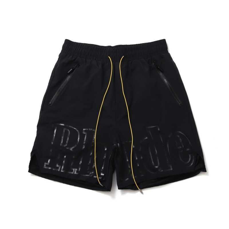 shorts de letra de Rhude Hollow preto