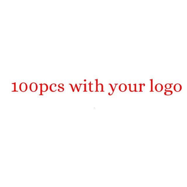 100pcs con logotipo