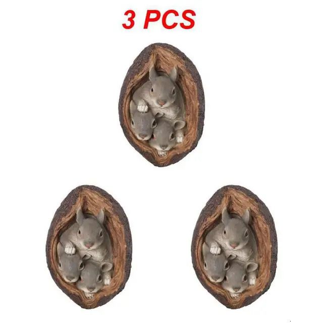 Squirrel 3pcs