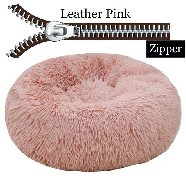 Zipper läder rosa