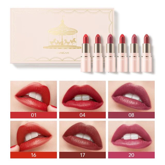 6pcs lippenstiftset