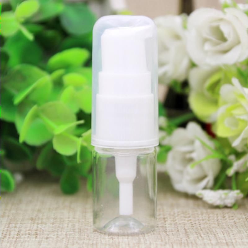 Pompe blanche de bouteille transparente 5ML