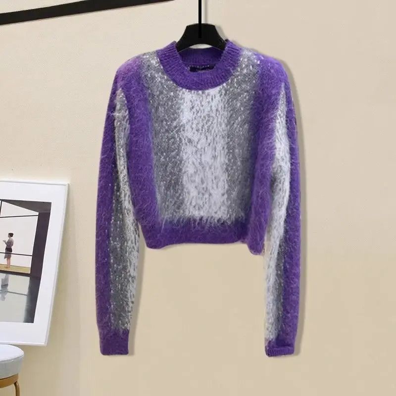 only purple sweater