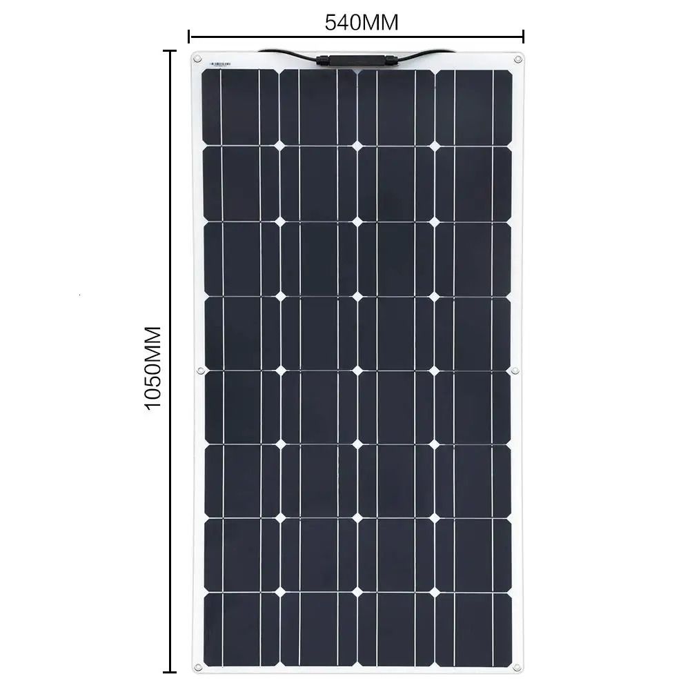 100W Solarpanel seulement