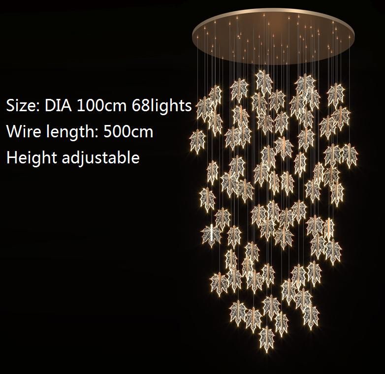 DIA100CM 68LIGHTS varm vit