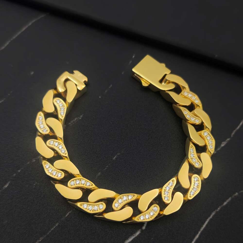 Single Sided Diamond Bracelet-18cm