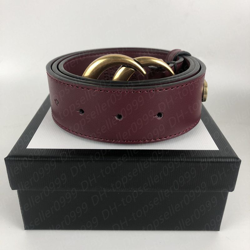 3.8 Wine Red +Tail + Bronze Buckle