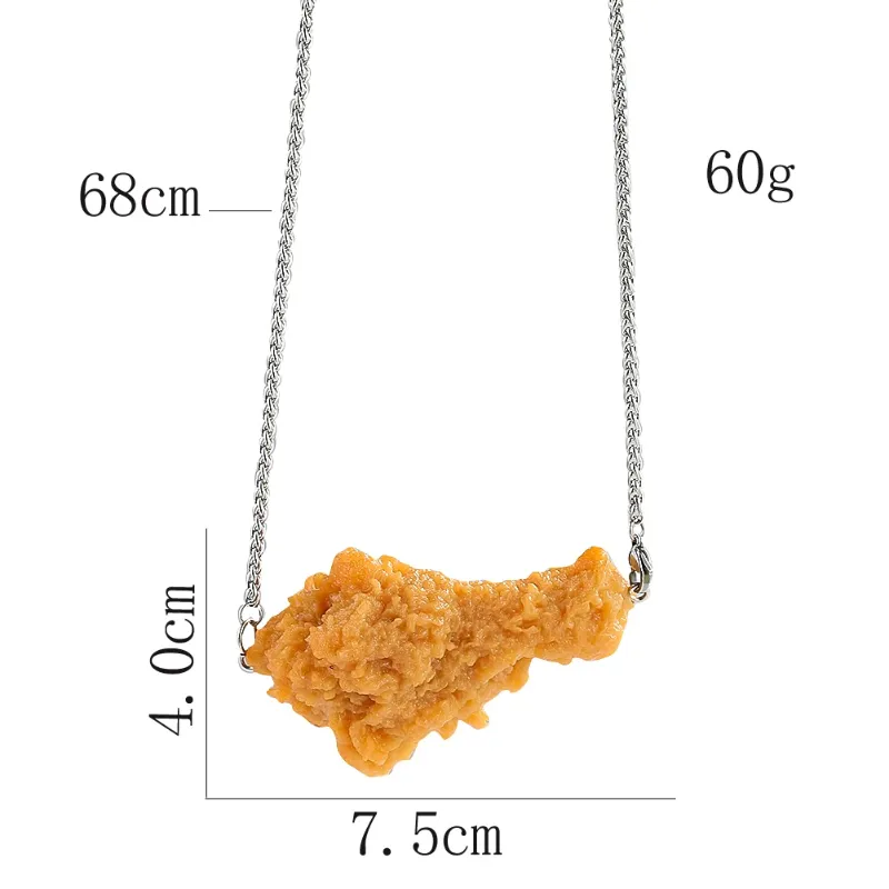 Cuisse de poulet frite 68 cm