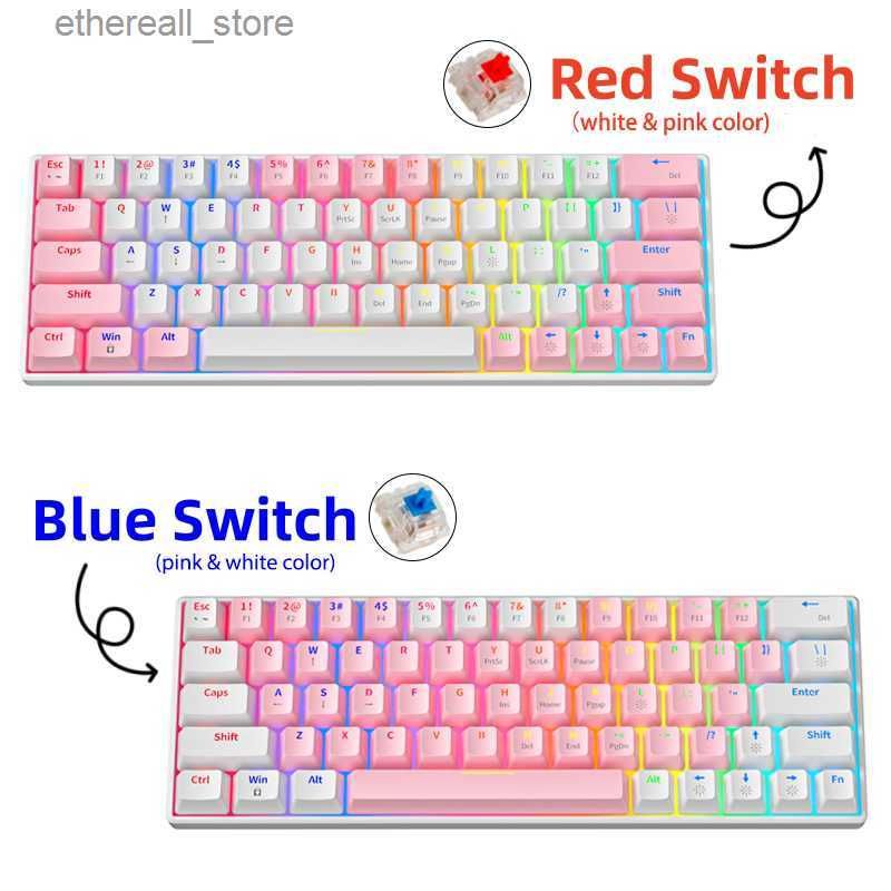 Pink And White-Blue Switch