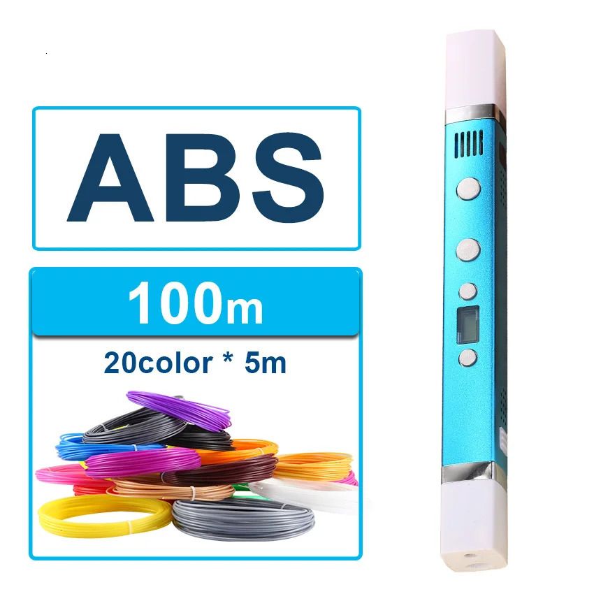 Blauw 100 meter ABS