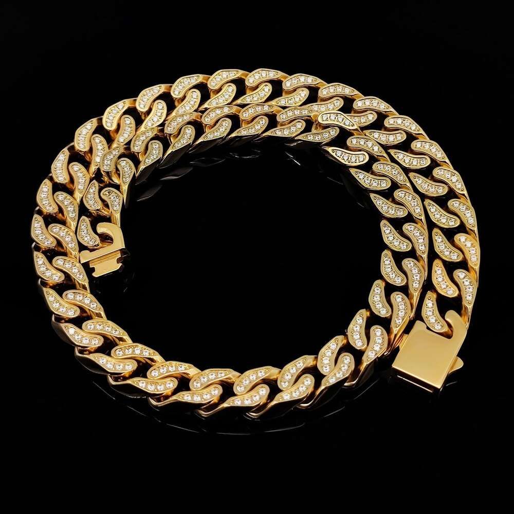 Altın elmas kolye-18cm