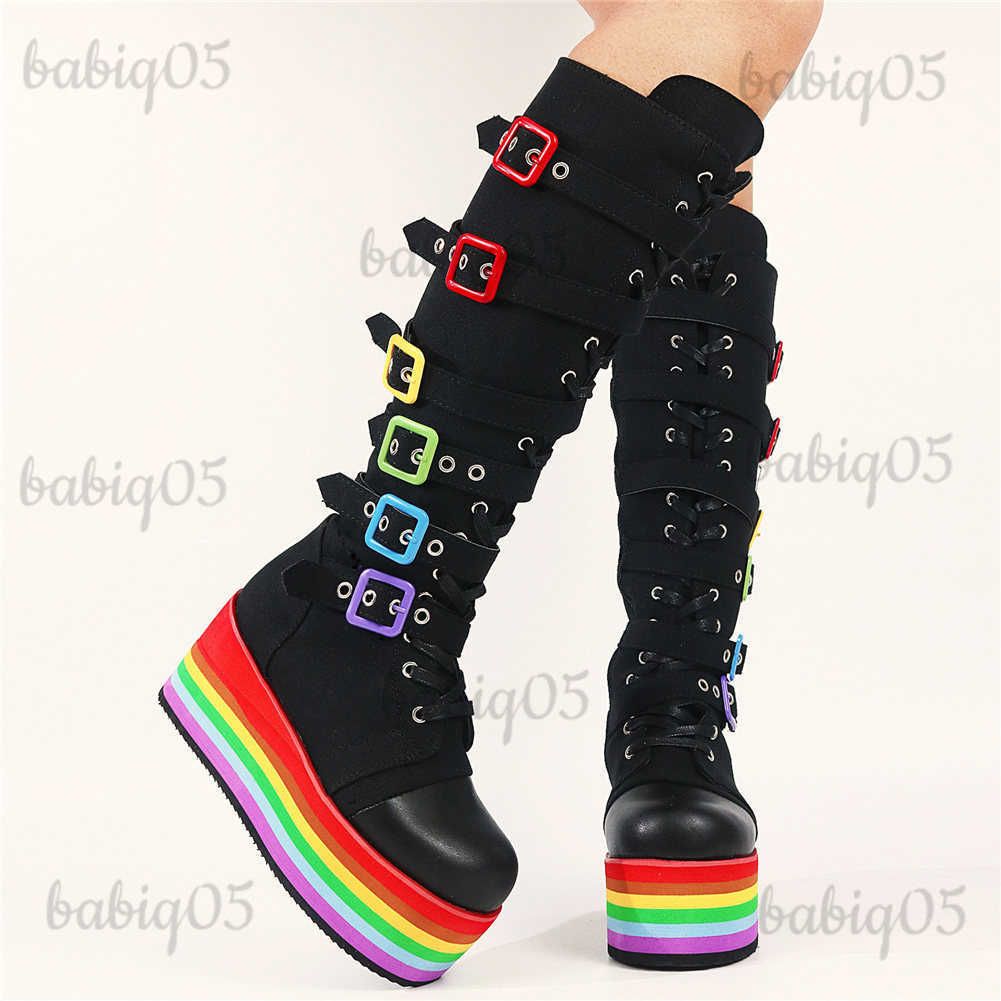 rainbow boots