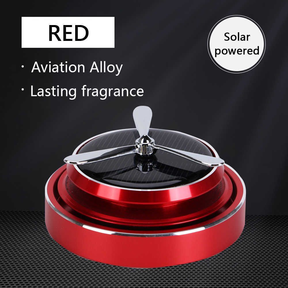 Car Aromatherapy Air Freshener Solar Rotation Auto Solid Perfume ...