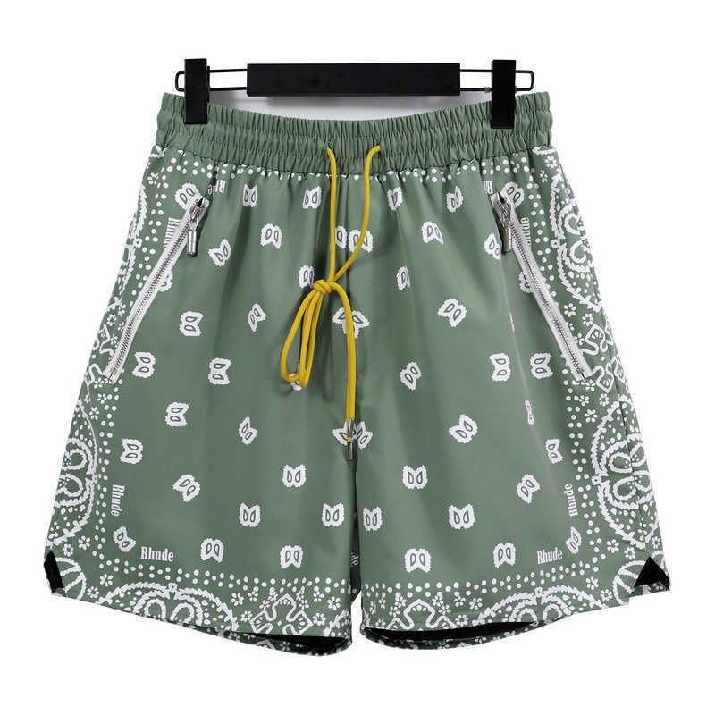 under knee shorts green