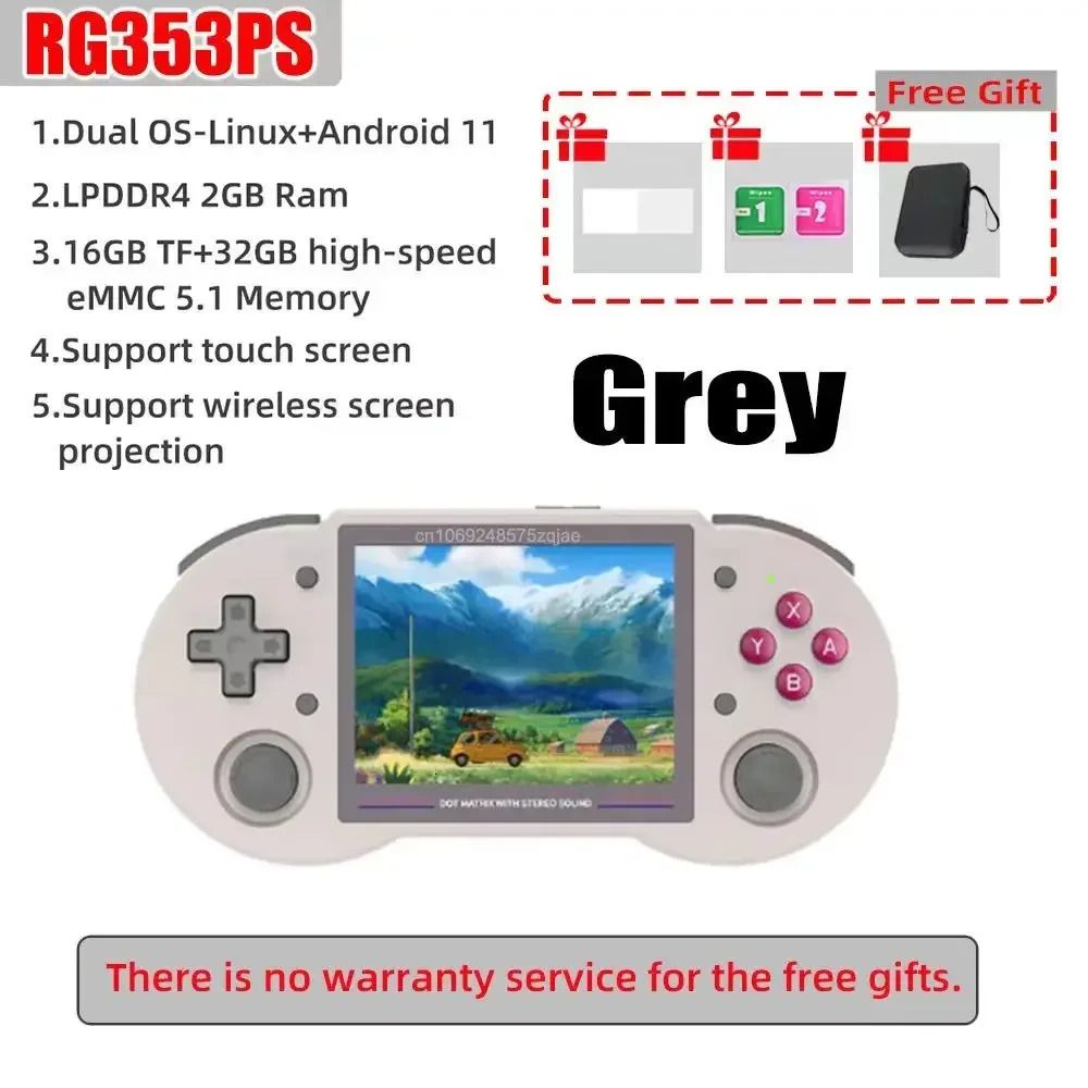 RG353PS GREY-64G 17000 ألعاب