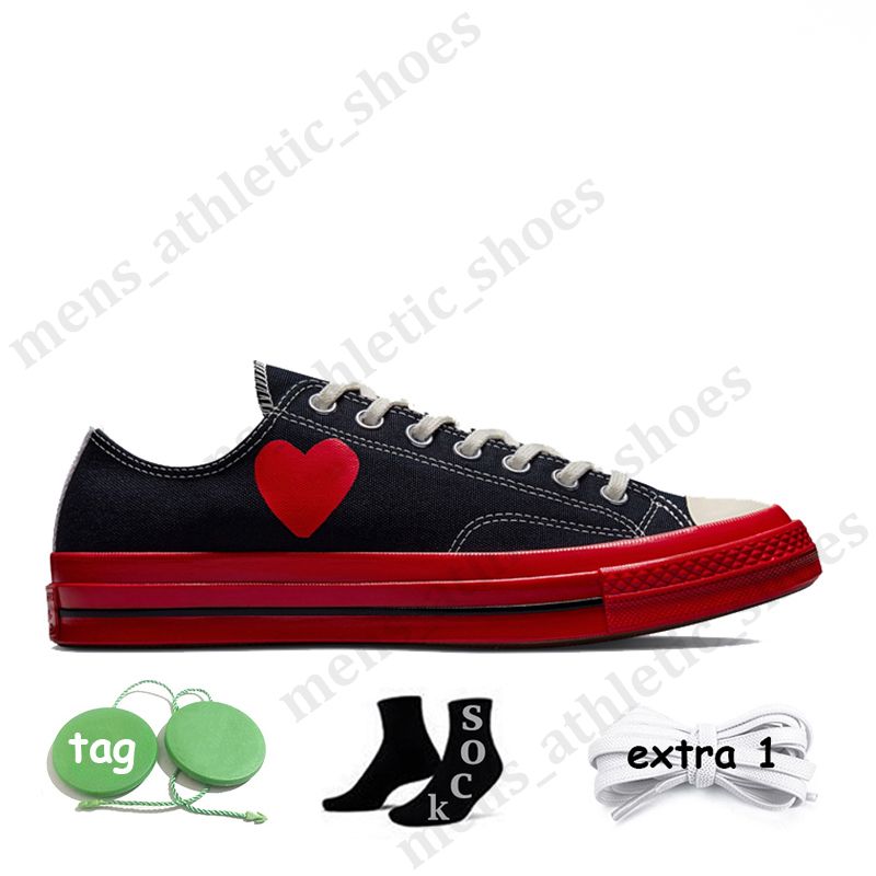 C24 PLAY Black Red Midsole low
