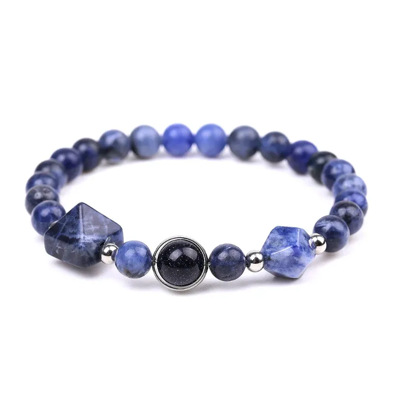 Perles rondes de 6 mm Sodalite