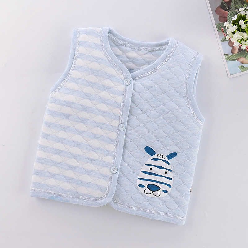 vest warm blue zebra