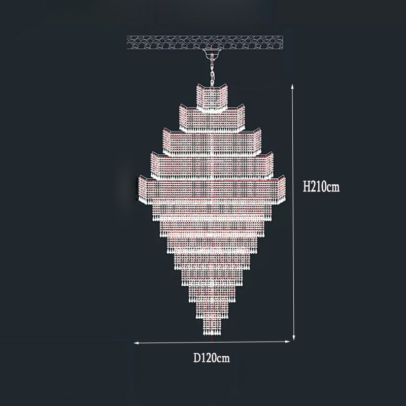 Dia120 H210cm Lumière chaude