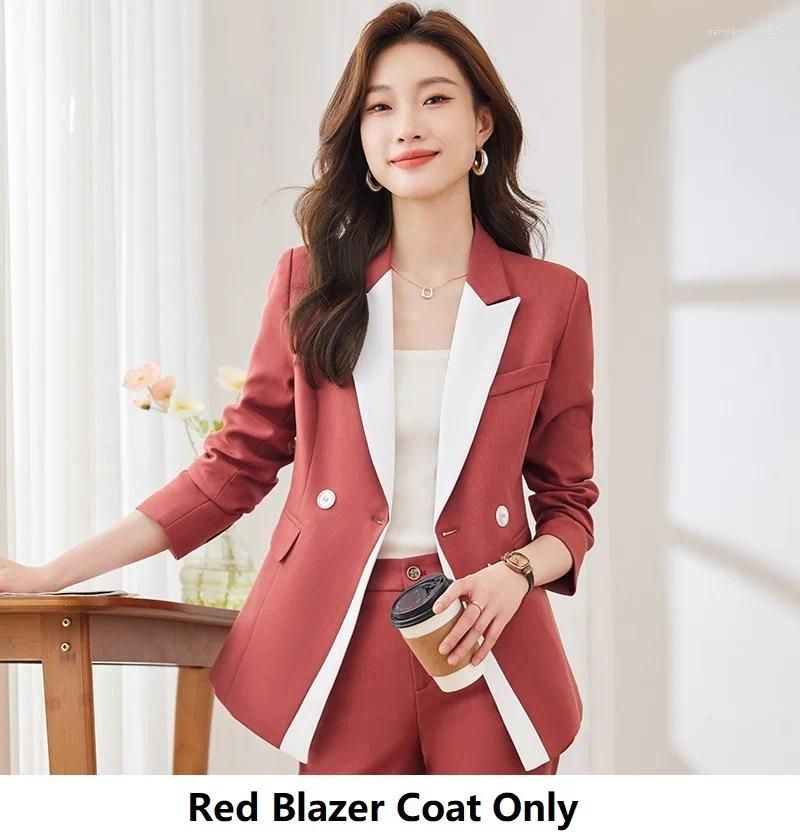 Red Blazer Coat