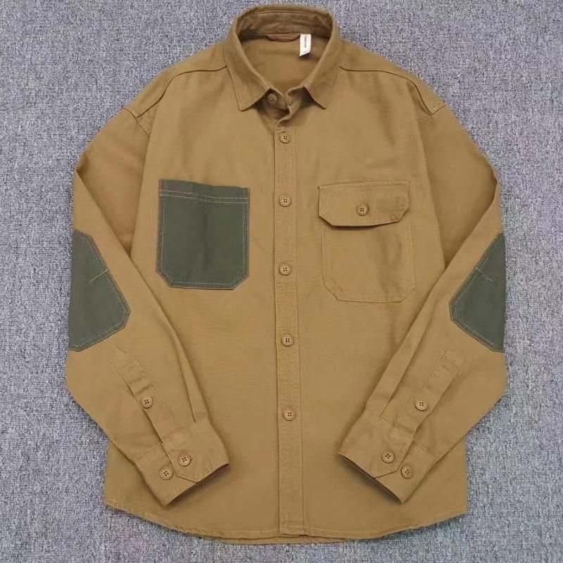 Khaki Men Shirts.