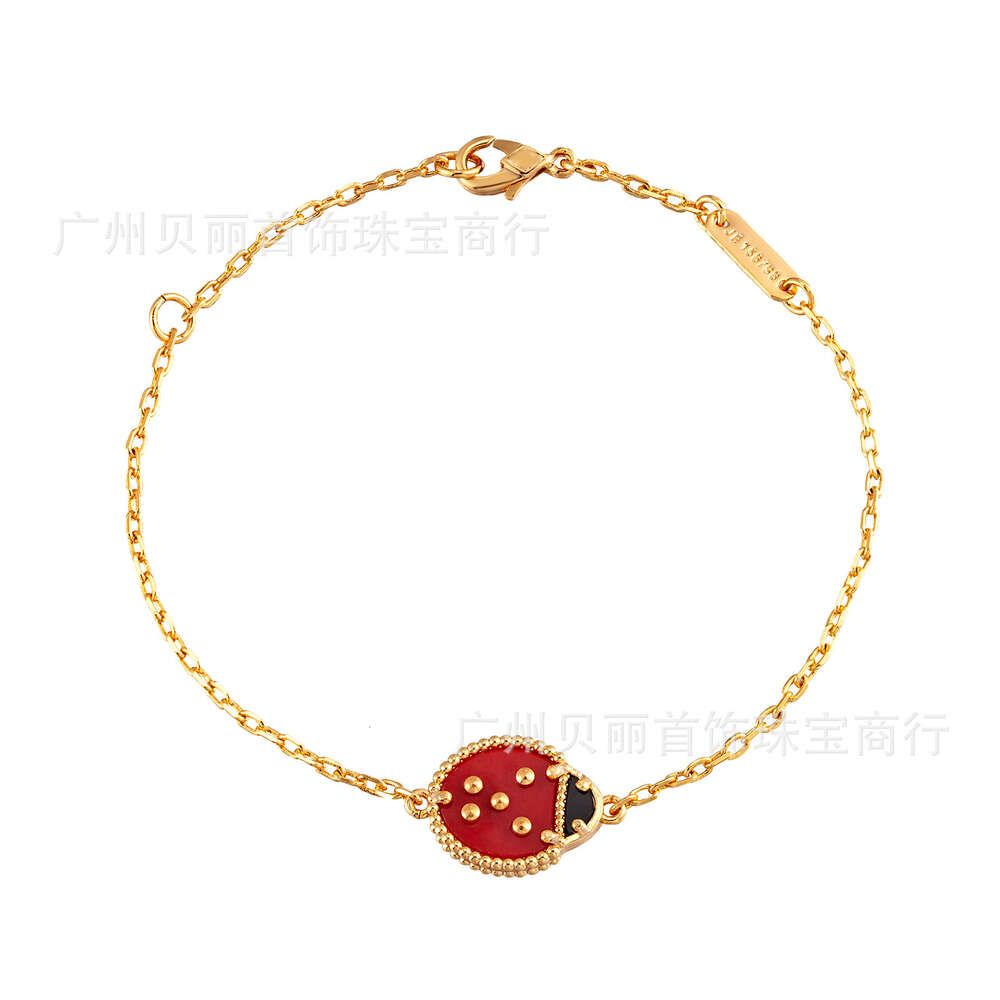 closed mouth ladybug bracelet