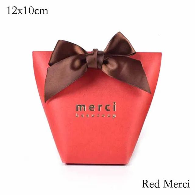 12x10 cm Red Merci-As Picture