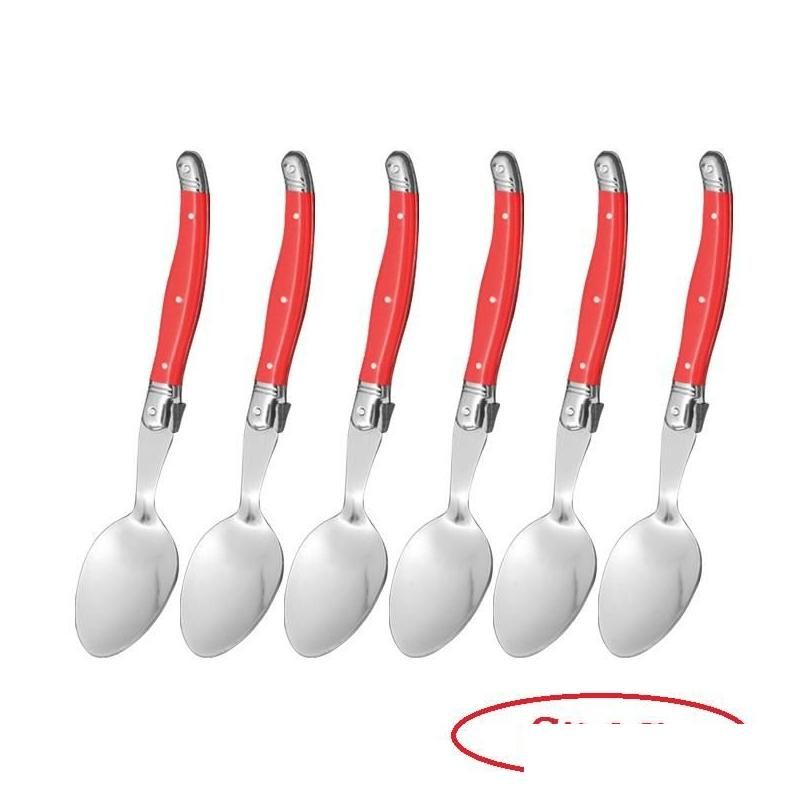 6 Red Spoon