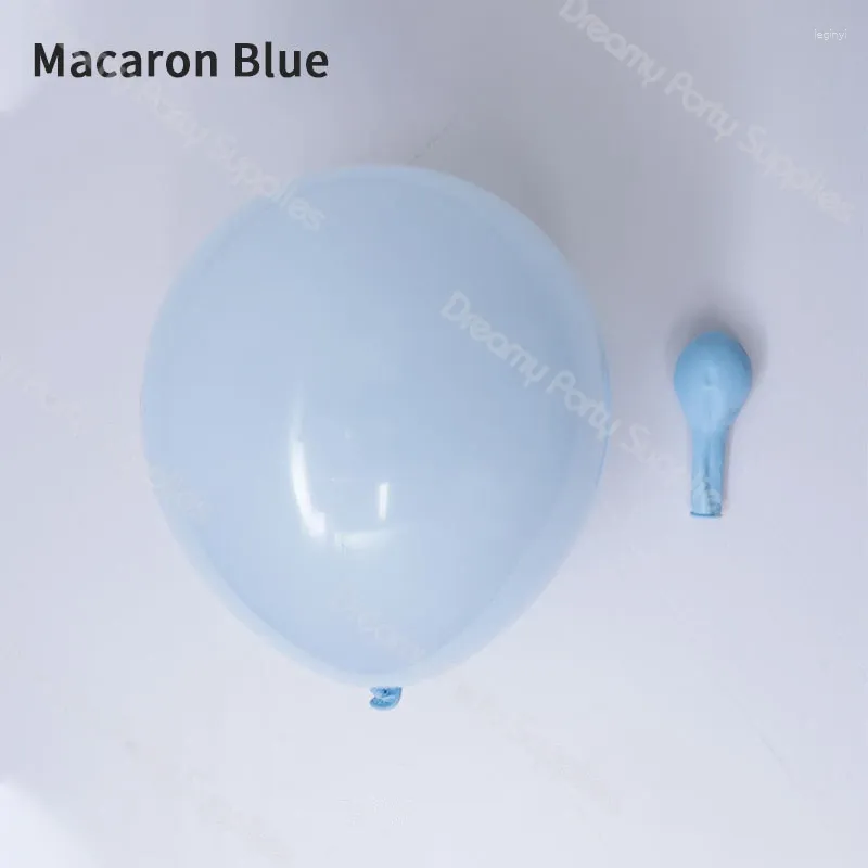 10 stuks 10 inch Macaron Blauw