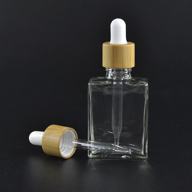 Clear Bottle(Bamboo Cap)