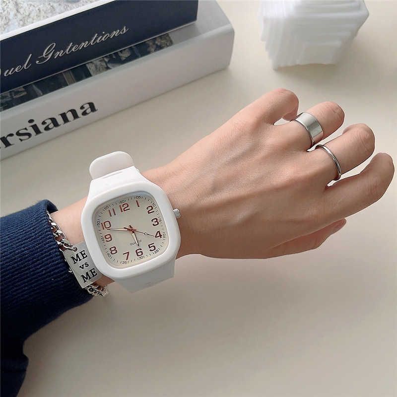 7027 Digital White Watch Only