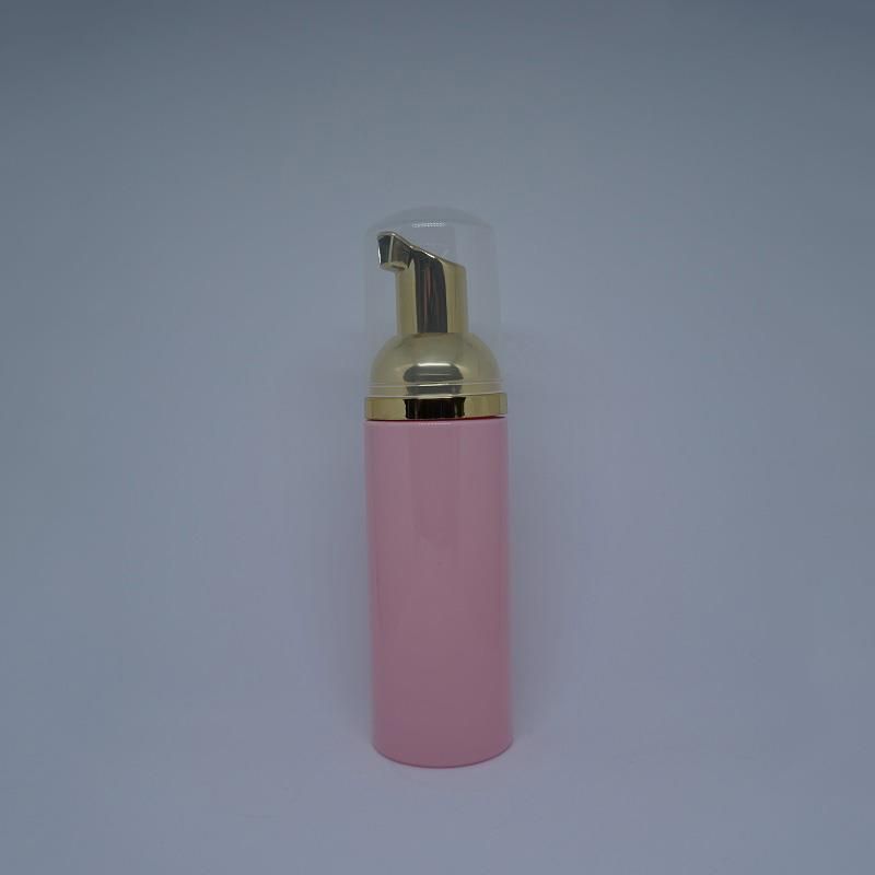 ピンクのボトル+ゴールドポンプ