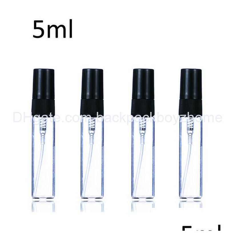 5 ml glazen fles