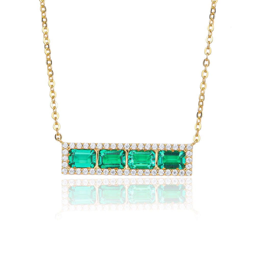 emerald/18k gold-16inches