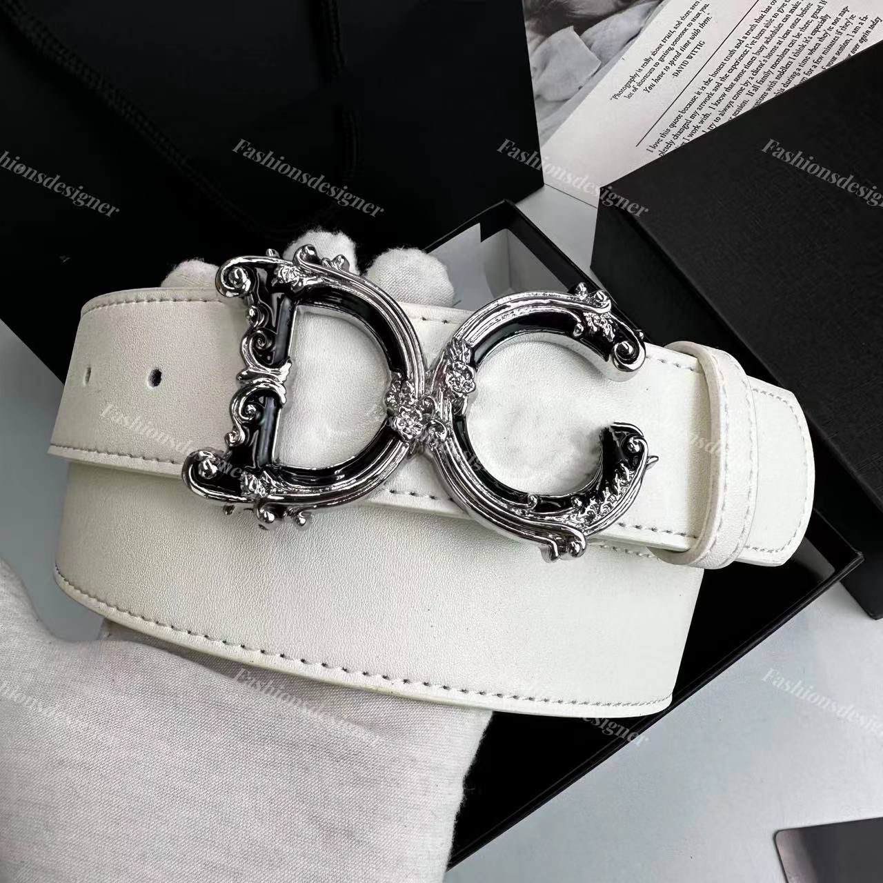 40MM White*Silver Buckle