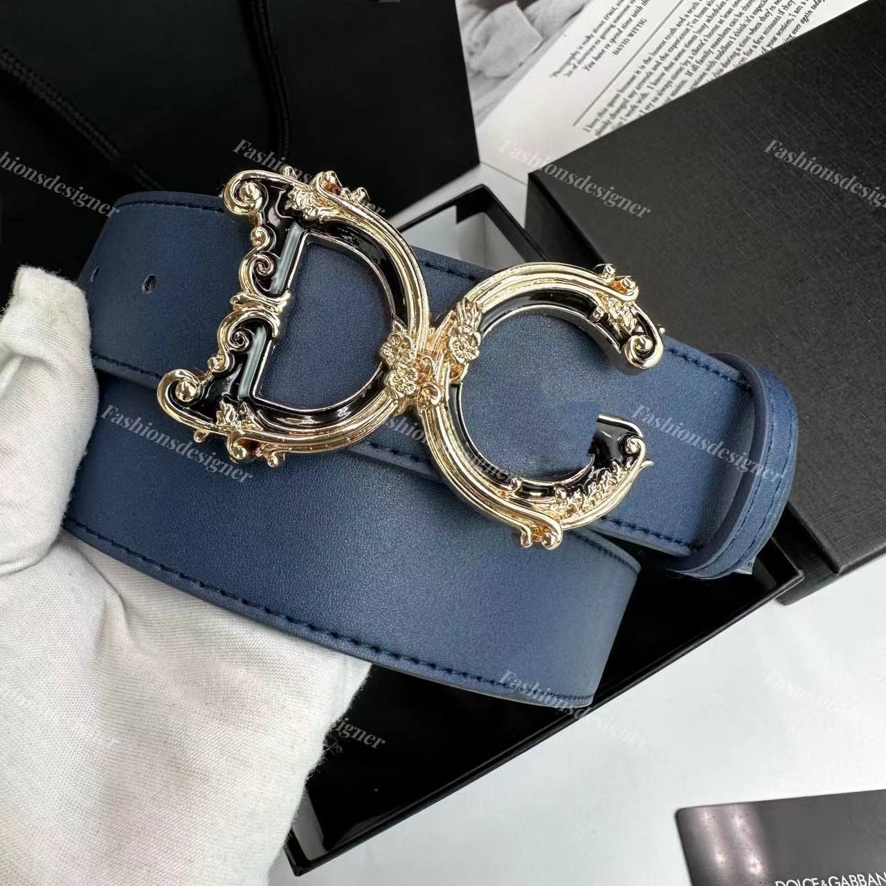 40MM Blue*Gold Buckle