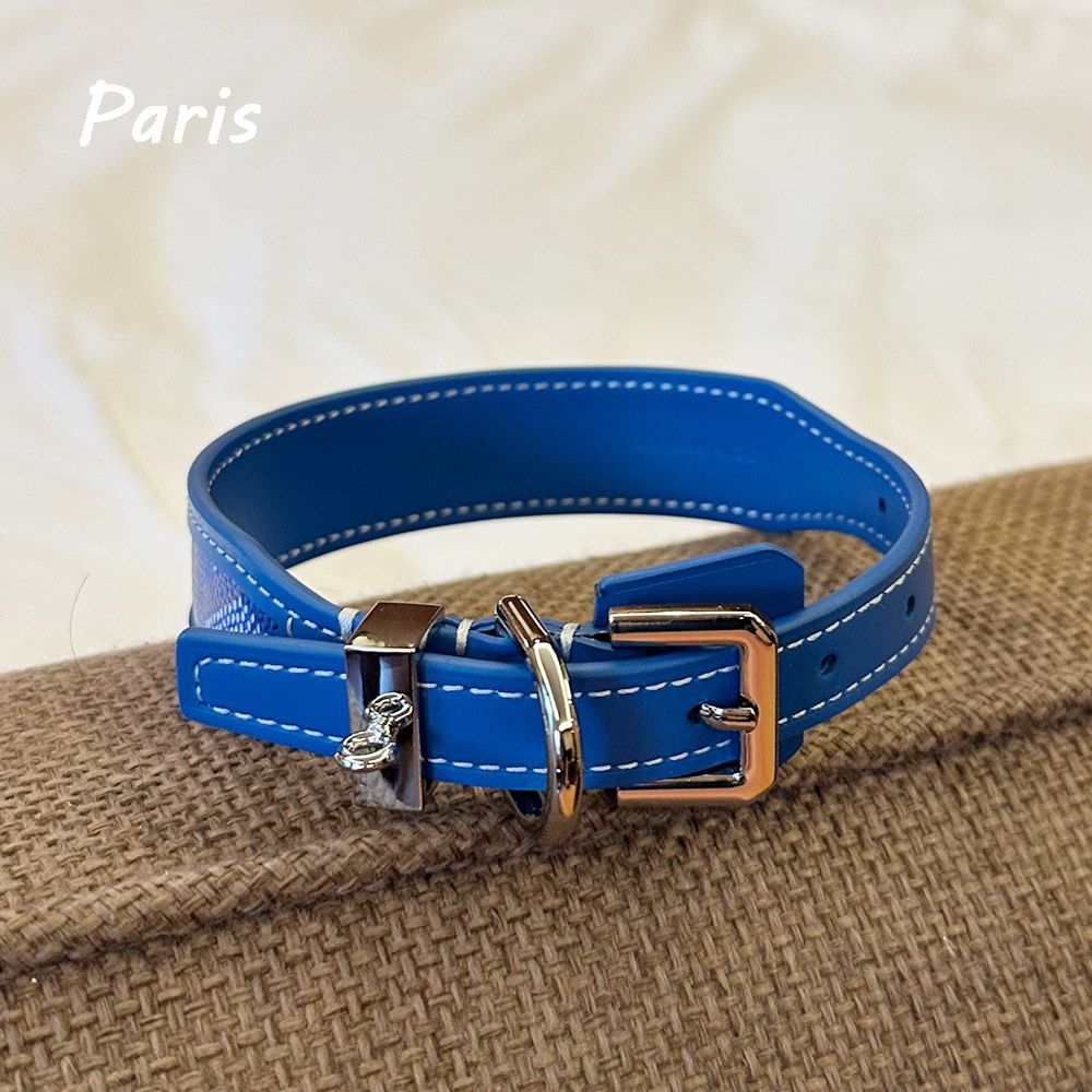 Blaues Halsband