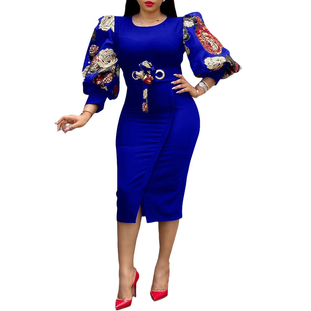 Woman Dress Plus Size Dresses Party Dress Embroidery Petal Sleeve