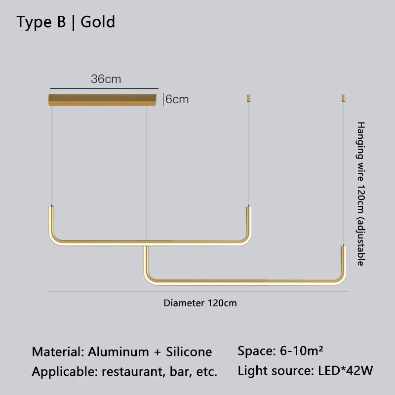 GOLD 120CM