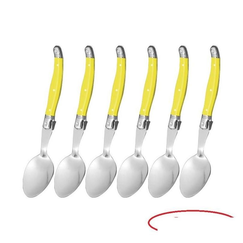 6 Yellow Spoon