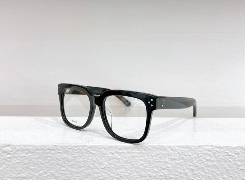 Black Frame Clear Lens